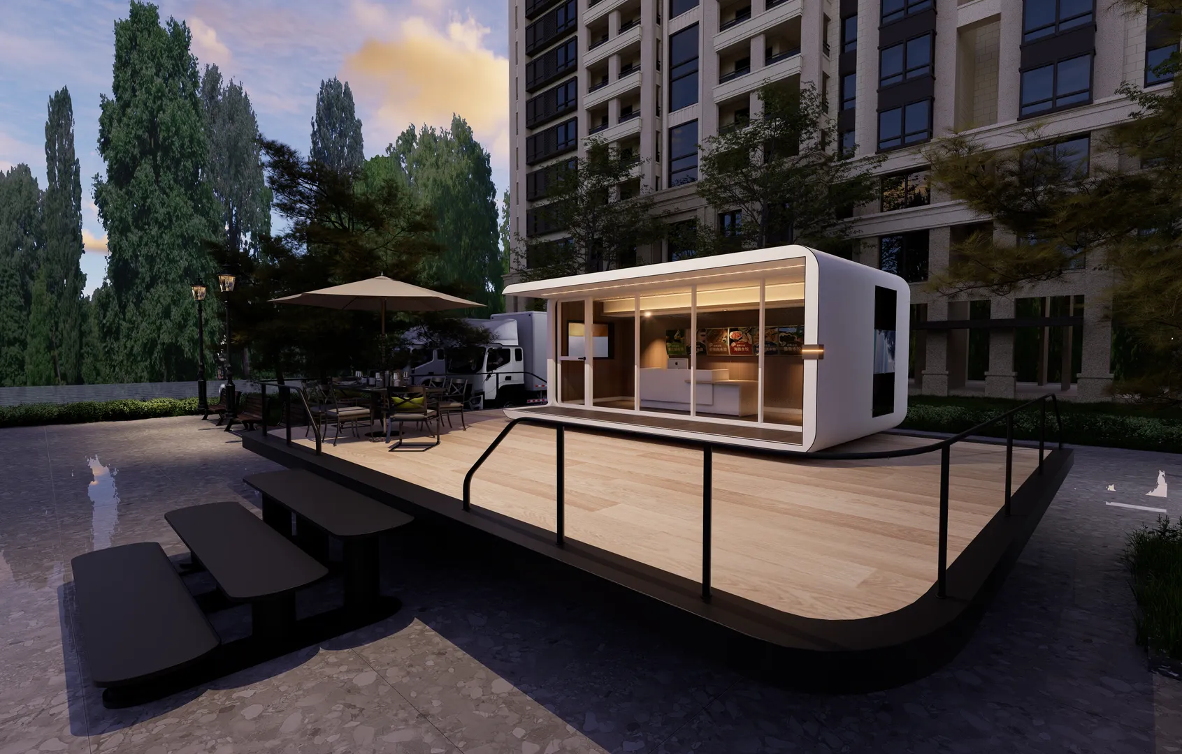 Apple Cabin foto 2 — mini casa modulare prefabbricata Doctor Haus