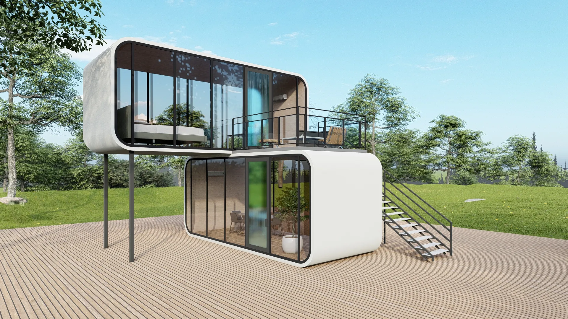 Apple Cabin foto 3 — mini casa modulare prefabbricata Doctor Haus
