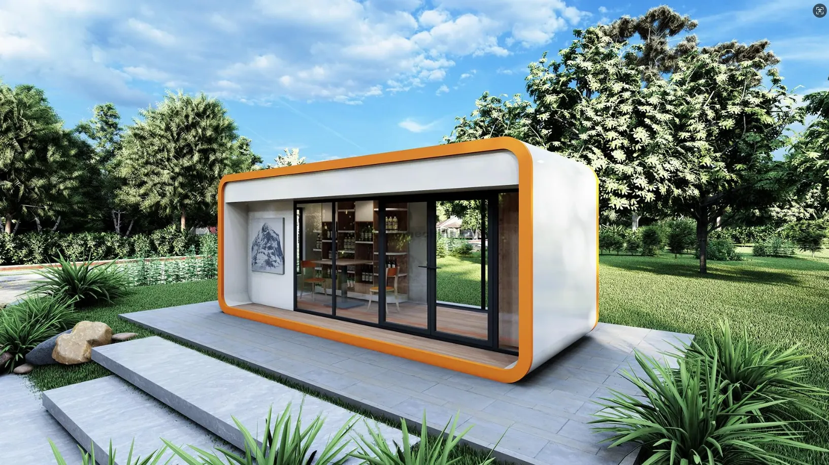 Apple Cabin foto 11 — mini casa modulare prefabbricata Doctor Haus