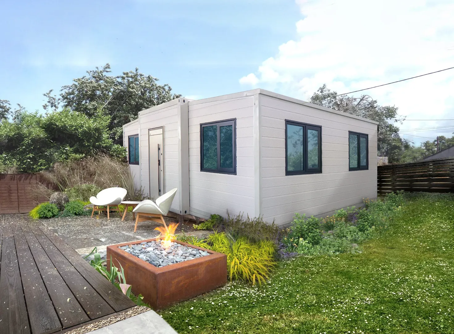 Box espandibile Doctor Haus 7 — modulo prefabbricato espandibile